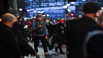 Climate-friendly travel plans to COP summit hit by UK train chaos