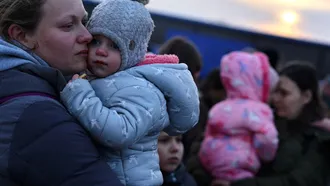 Over half of Ukrainian children displaced by war: UN