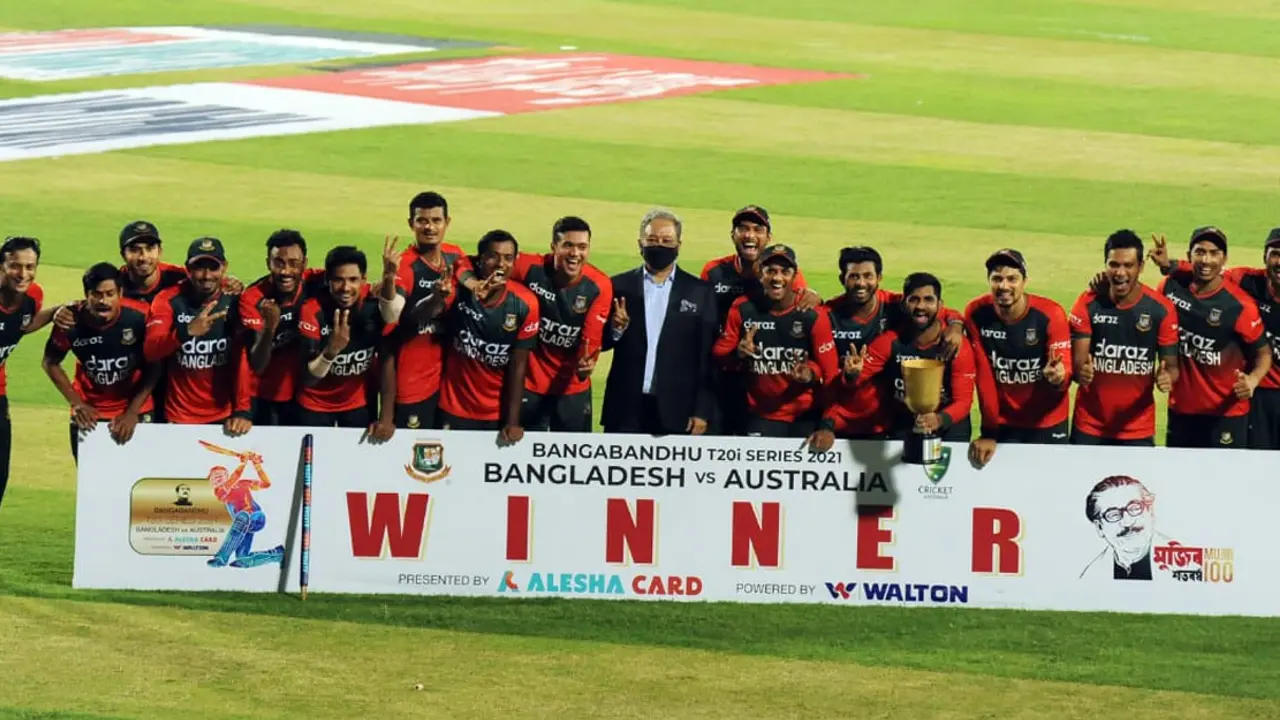 অস্ট্রেলিয়ার বিপক্ষে সিরিজ জয় বঙ্গবন্ধুকে উৎসর্গ