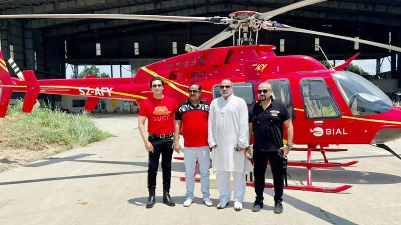 হেলিকপ্টারে চড়ে প্রেসিডেন্ট রিসোর্টে জায়েদ খান মিশা ডিপজল রুবেল 