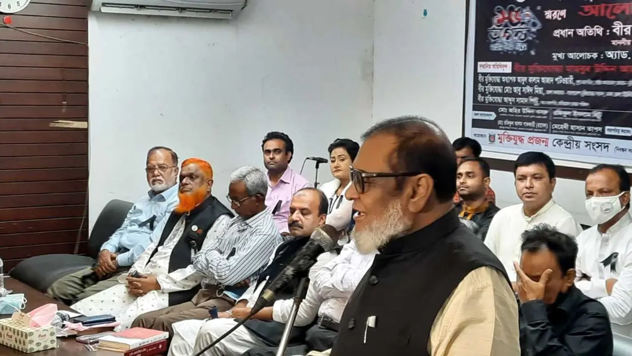 কবরে জিয়ার মরদেহ থাকলে নাকে খৎ দেবেন মুক্তিযুদ্ধমন্ত্রী