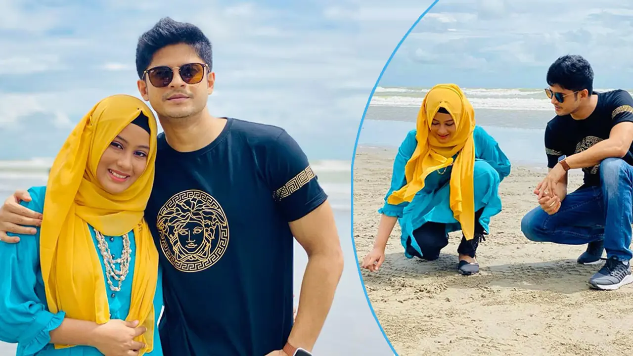 হানিমুন করতে নববধূকে নিয়ে সাগরপাড়ে নিলয়
