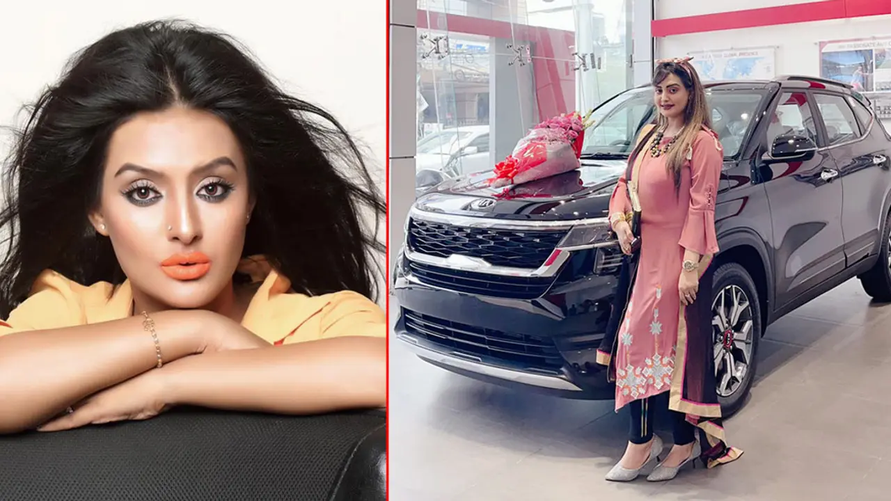 শখ করে ৪৩ লাখ টাকায় গাড়ি কিনলেন নবীন চিত্রনায়িকা