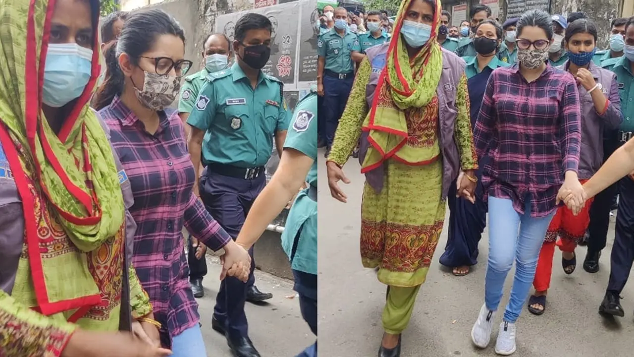 চিৎকার করে পরী বললেন ‘আমি নির্দোষ, ফাঁসানো হয়েছে’