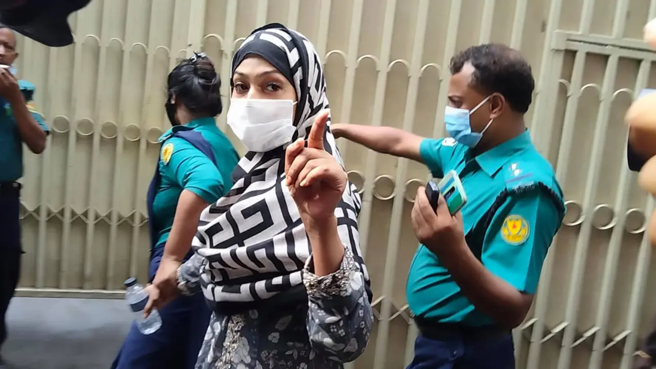 রিমান্ড শেষে কারাগারে পিয়াসা