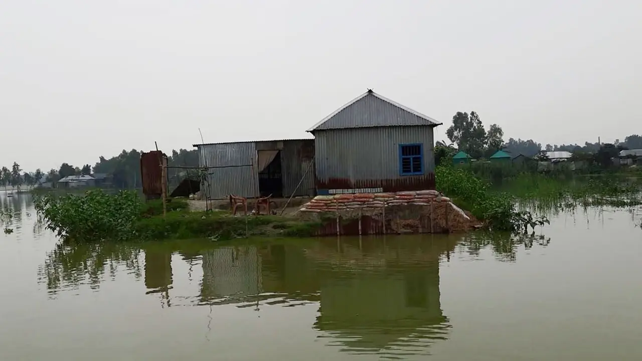 যমুনায় হু হু করে বাড়ছে পানি, নিম্নাঞ্চল প্লাবিত