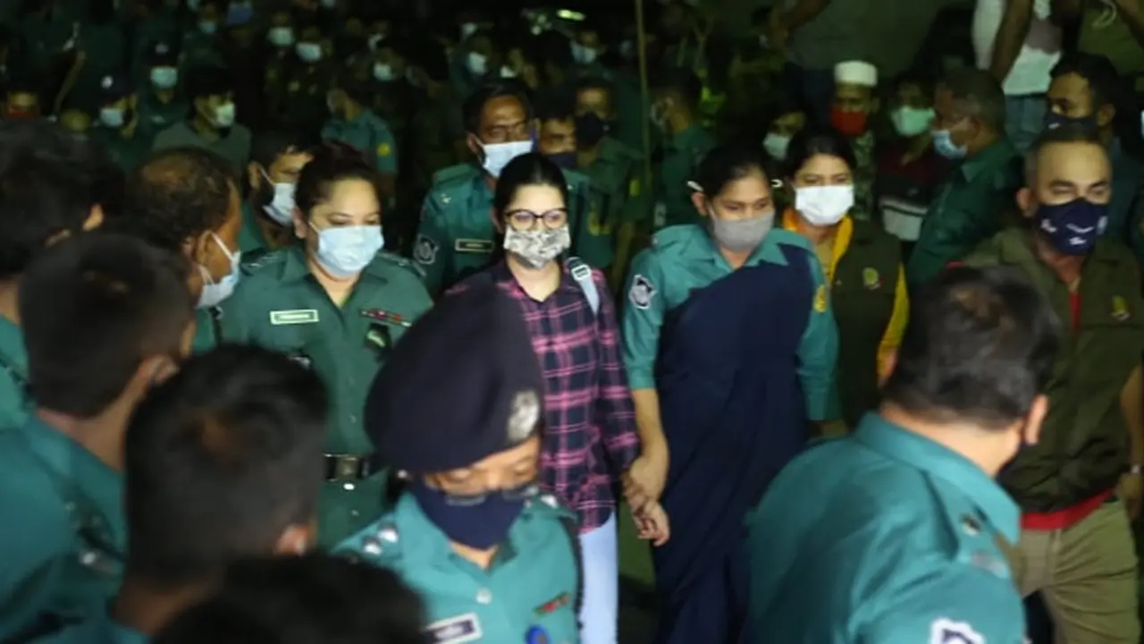 পরীমণি ৪ দিনের রিমান্ডে