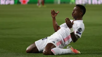 Vinicius puts Real Madrid on top against Liverpool