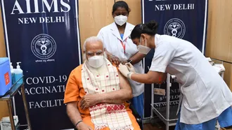 Modi receives second dose of COVID-19 vaccine