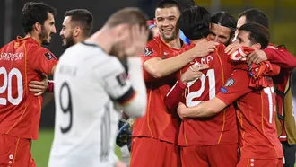 Germany suffer shock defeat to North Macedonia