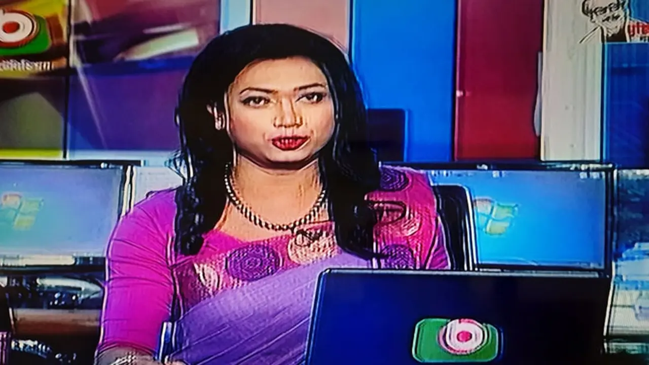 সংবাদ পাঠ করলেন রূপান্তরিত নারী শিশির