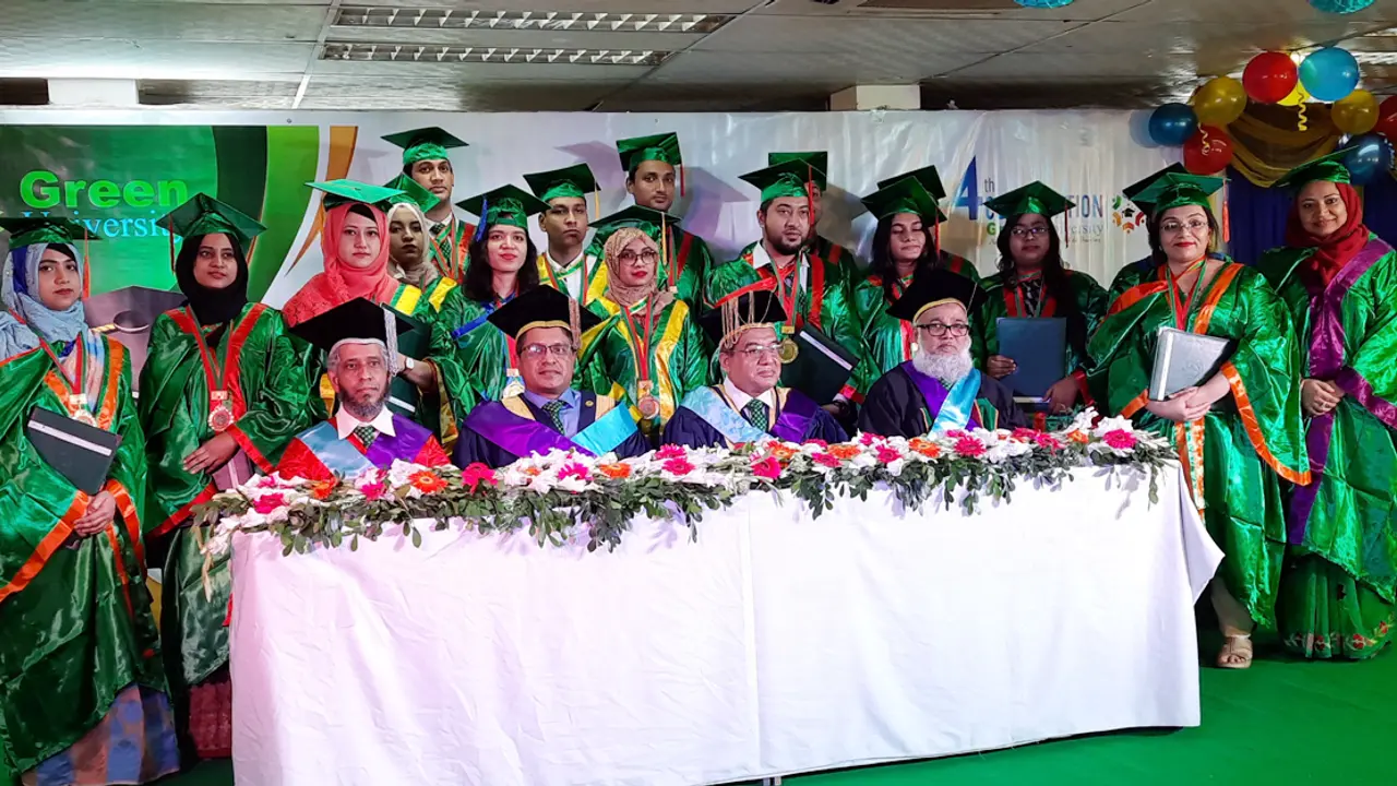গ্র্যাজুয়েট সনদ পেলেন গ্রিন ইউনিভার্সিটির ১৪৬৪ শিক্ষার্থী