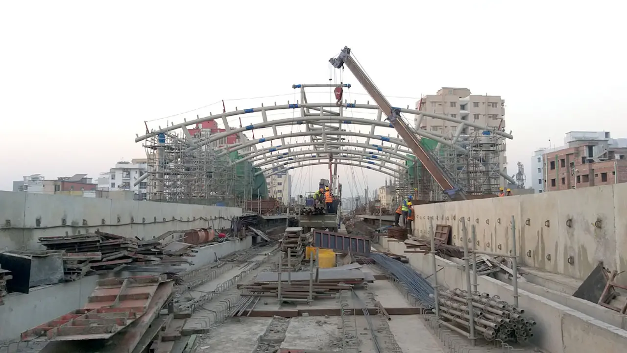 মেট্রোরেল প্রকল্পের ৬৬১ জন করোনায় আক্রান্ত