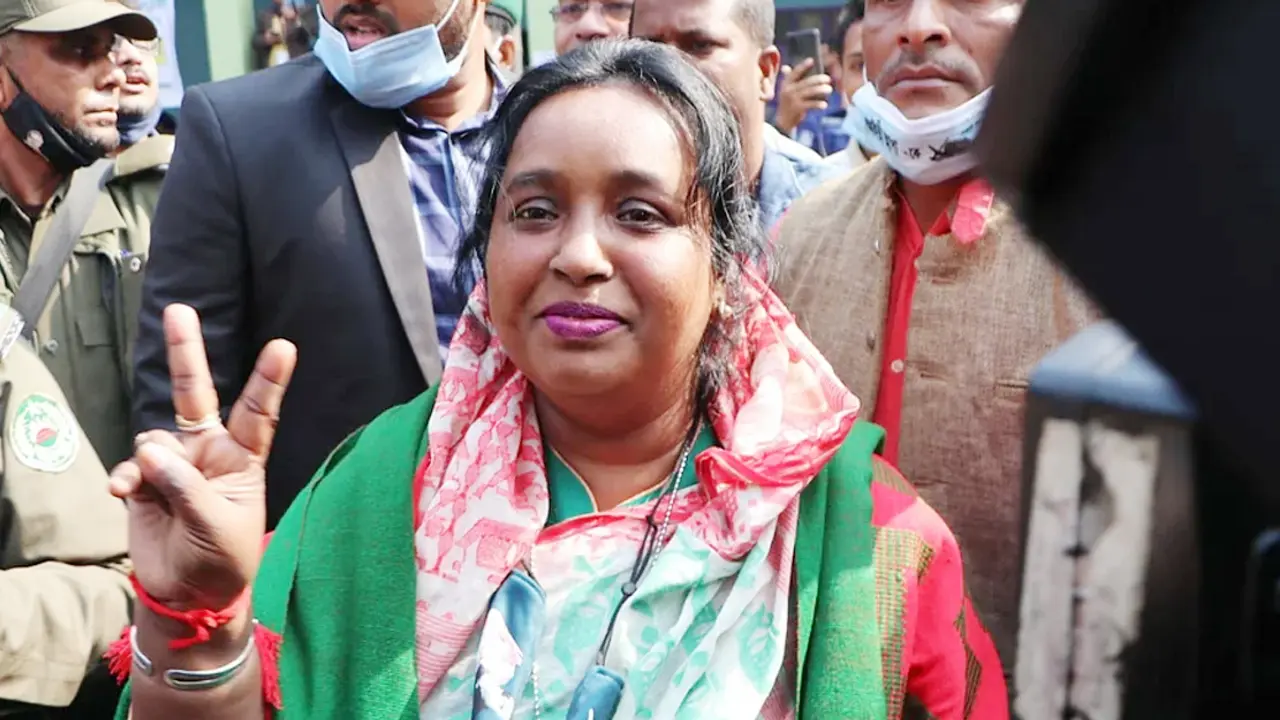 নারায়ণগঞ্জে আইভীর হ্যাটট্রিক