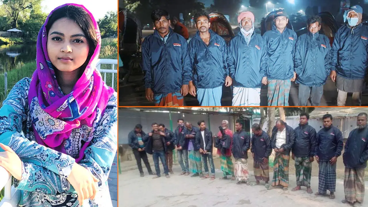 এই শীতে অসহায়দের ৫০০ জ্যাকেট উপহার দিলেন প্রিসিলা