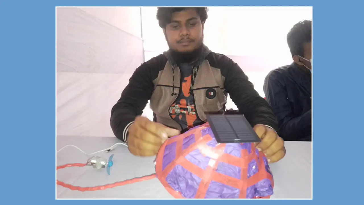 কৃষকদের কষ্ট লাঘব করবে সাঈদের স্মার্ট হেলমেট