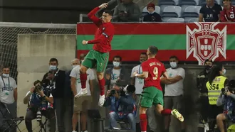 Ronaldo scores on record 181st international appearance