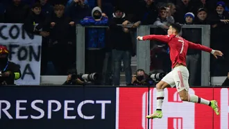 Ronaldo at the double to earn United late point at Atalanta