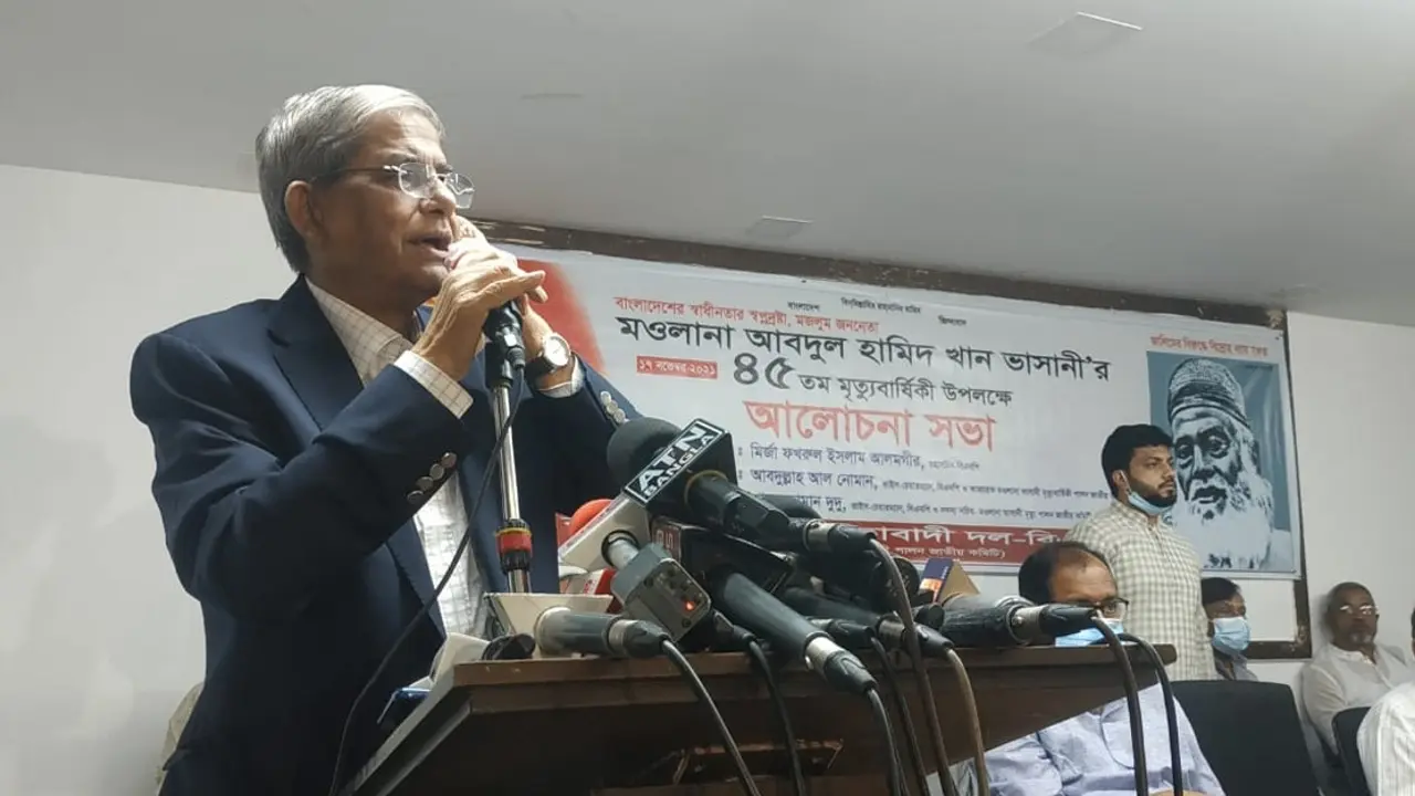 বিদেশে পাঠিয়ে খালেদার জীবন রক্ষার আহ্বান ফখরুলের