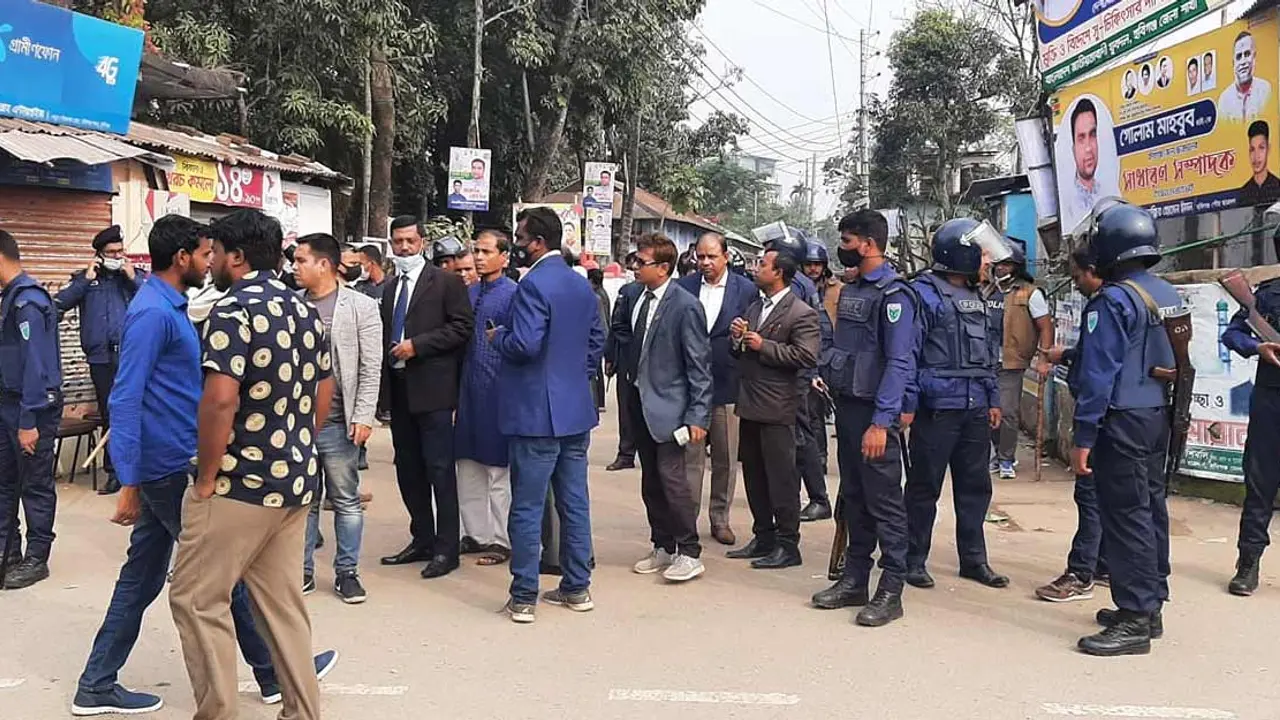 হবিগঞ্জে বিএনপি-পুলিশ সংঘর্ষ, গুলিবিদ্ধসহ আহত শতাধিক