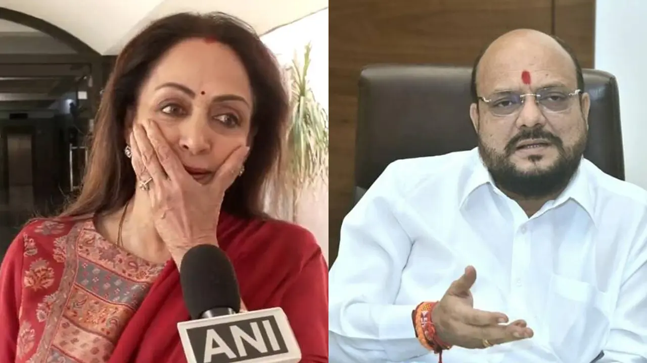 হেমা মালিনীর ‘গাল’ নিয়ে শিবসেনা নেতার মন্তব্যে বিতর্ক