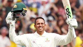 Khawaja scores twin centuries in fourth Ashes Test