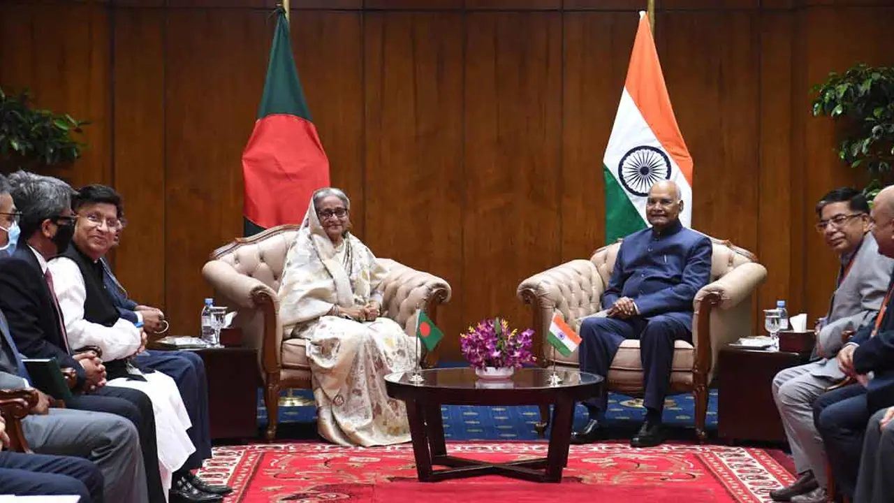 শেখ হাসিনা-রামনাথের সৌজন্য সাক্ষাৎ