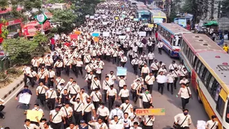 NDC students continue to protest demanding safe roads