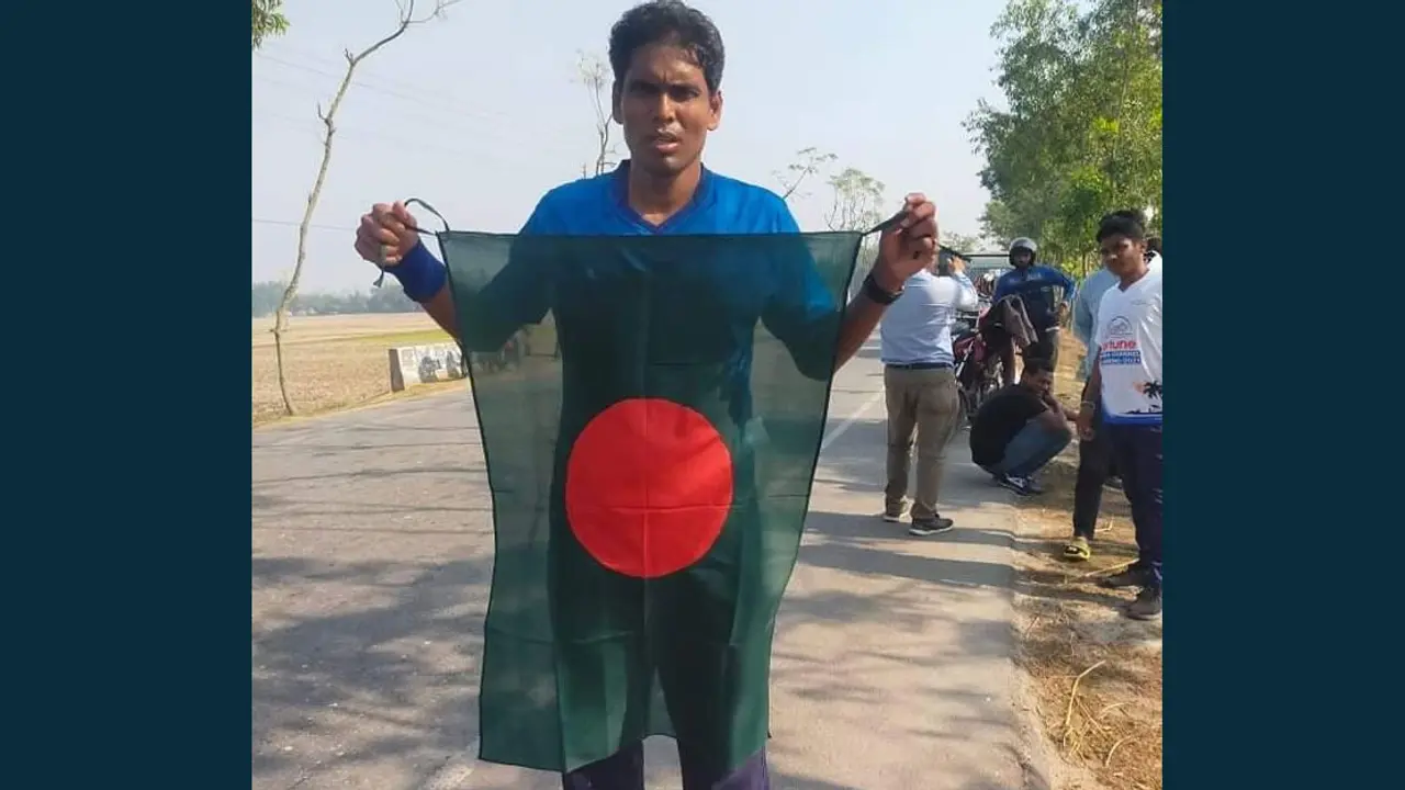 ৫০ কিমি দৌড়ে সুবর্ণজয়ন্তী উদযাপন করলেন নুরুল করিম