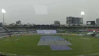 Pakistan in control as day two play called off due to rain