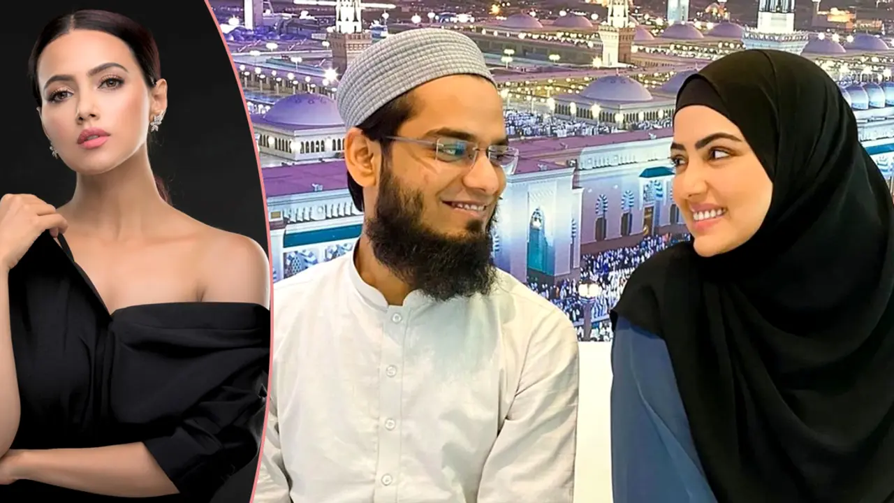 বিবাহবার্ষিকীতে স্বামীকে নিয়ে যা বললেন অভিনেত্রী সানা খান