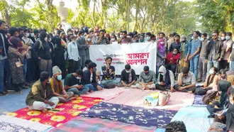 24 SUST students go on hunger strike demanding VC’s resignation