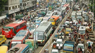 Bus owners agree to charge half fares from students in Dhaka