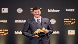 Lewandowski receives ‘Golden Shoe’ for European top-scorer