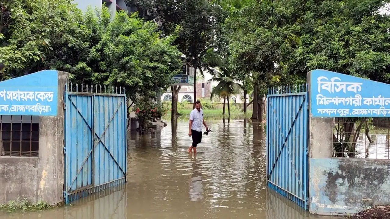 ব্রাহ্মণবাড়িয়া বিসিক শিল্পনগরীতে জলাবদ্ধতা, কোটি টাকার ক্ষতি