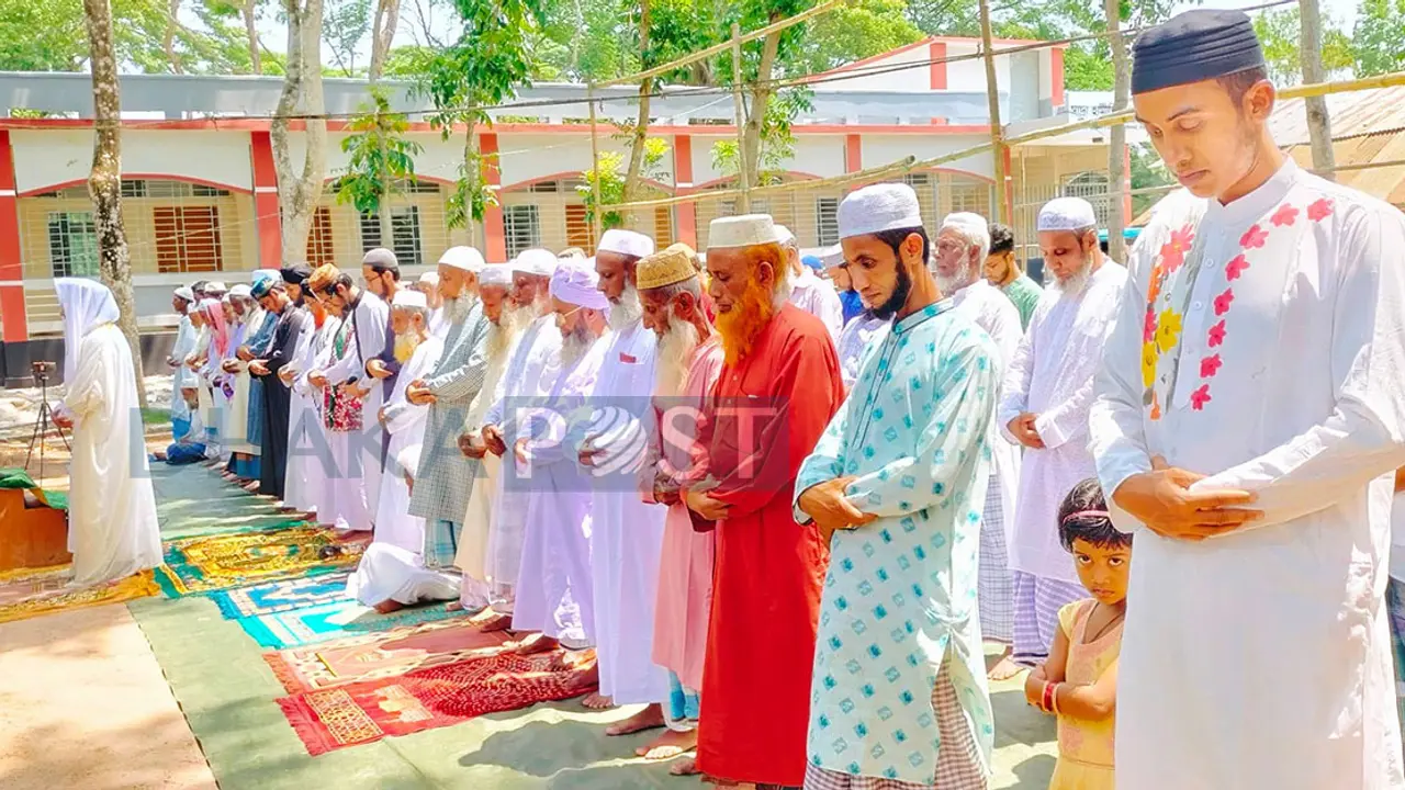 চাঁদপুরের দুটি গ্রামে উদযাপিত হচ্ছে ঈদুল ফিতর
