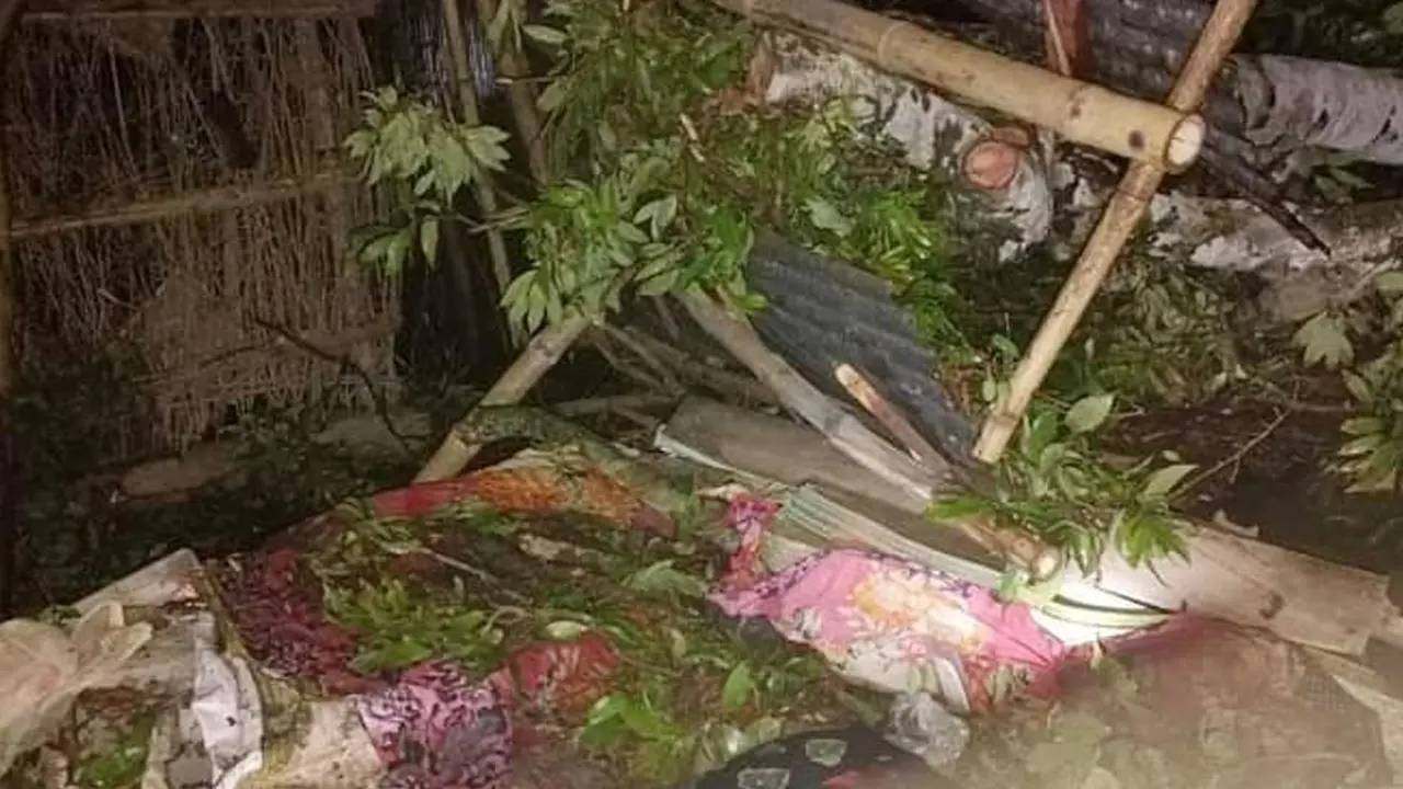 চুয়াডাঙ্গায় কালবৈশাখী ঝড়ে গৃহবধূর মৃত্যু, আহত ৬