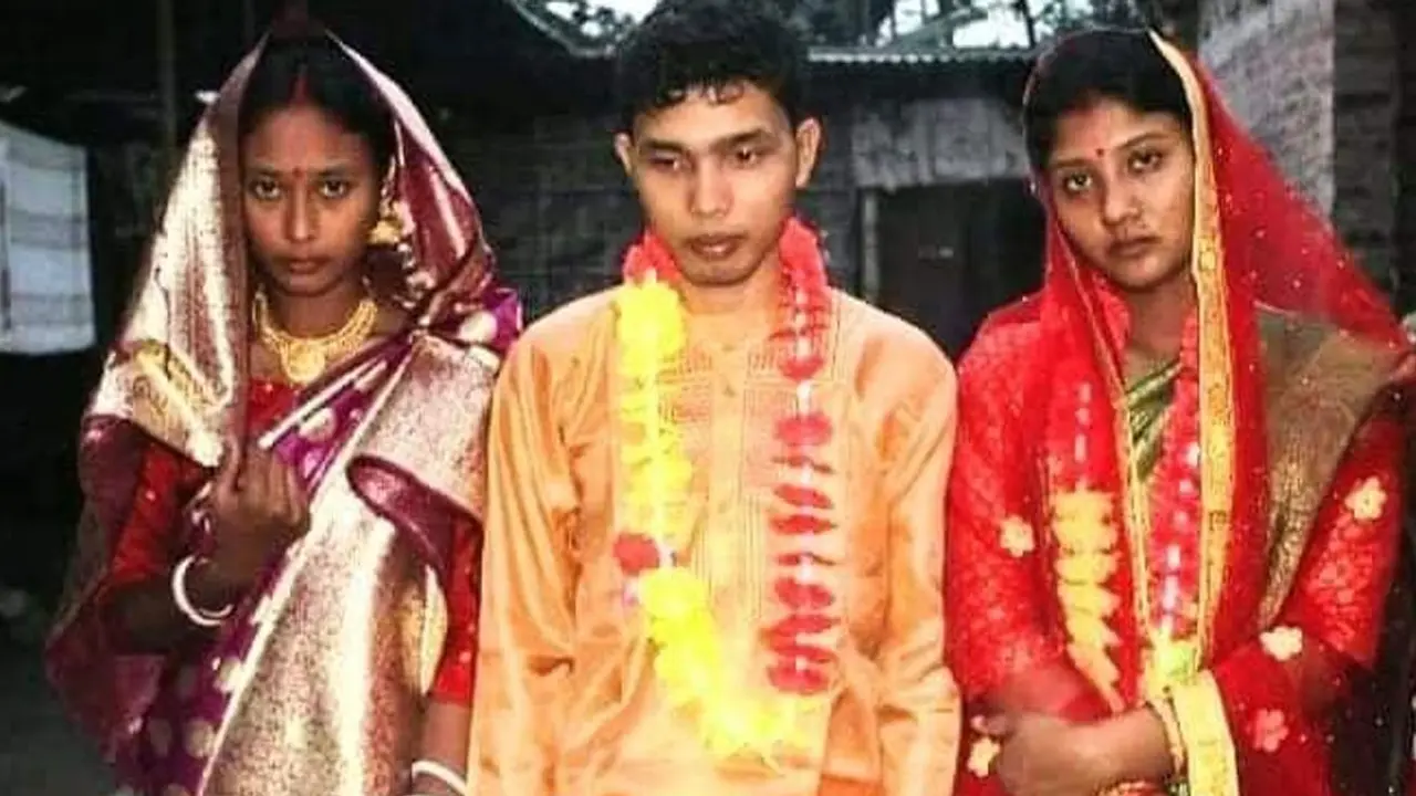 একসঙ্গে দুই প্রেমিকাকে বিয়ে করলেন প্রেমিক