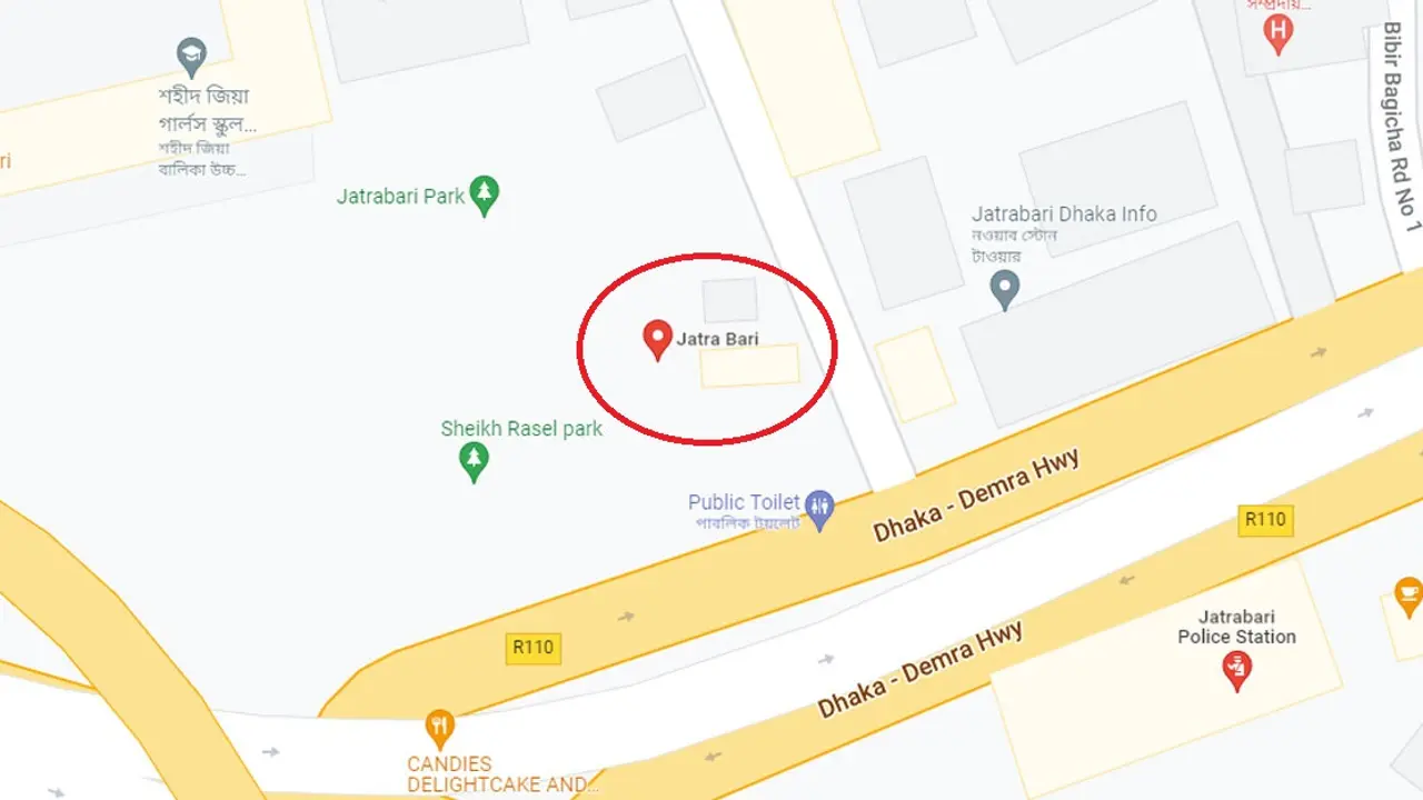যাত্রাবাড়ীতে দুই বাসের চাপায় যুবক নিহত
