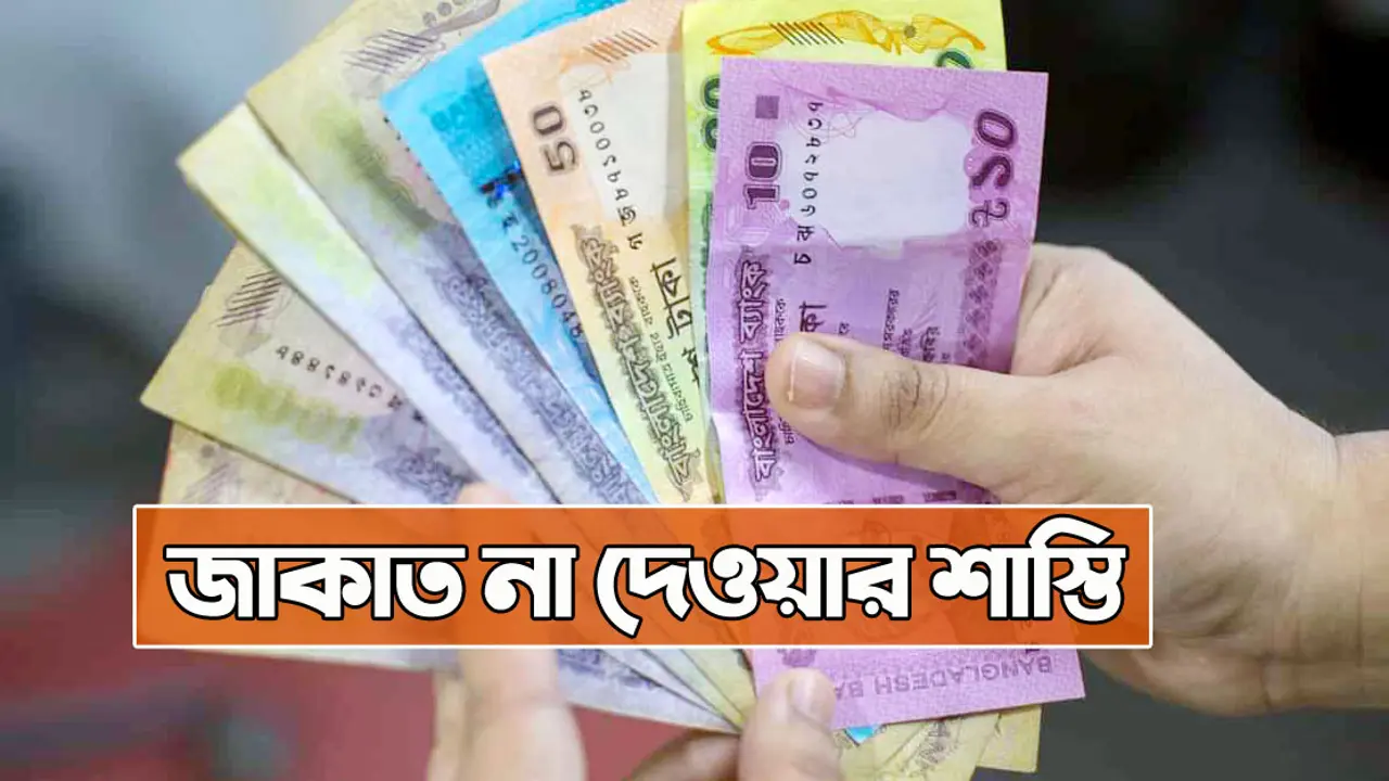 জাকাত না দিলে যে শাস্তি হবে