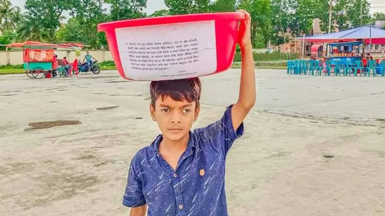 স্কুলে যাইতে পারলে বড় হইয়া পুলিশ হবো