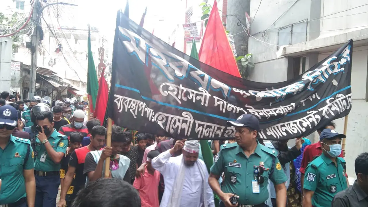 নিশ্ছিদ্র নিরাপত্তায় রাজধানীতে তাজিয়া মিছিল