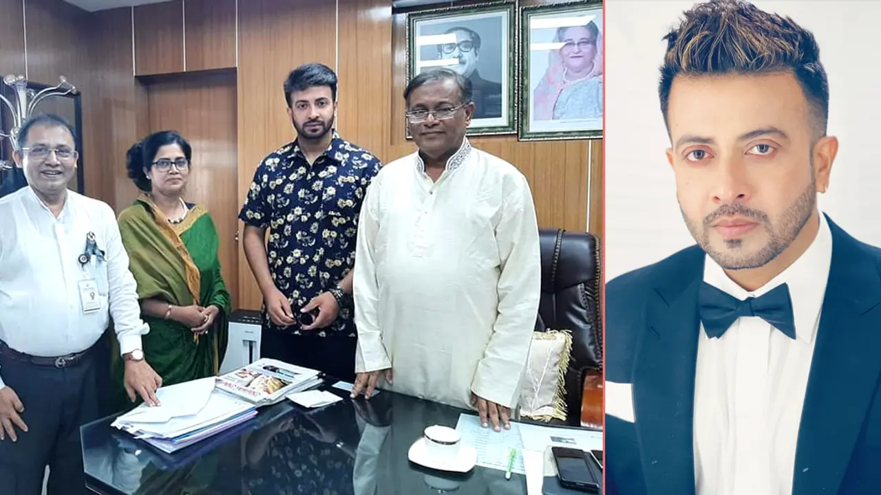 হঠাৎ তথ্য মন্ত্রণালয়ে শাকিব খান
