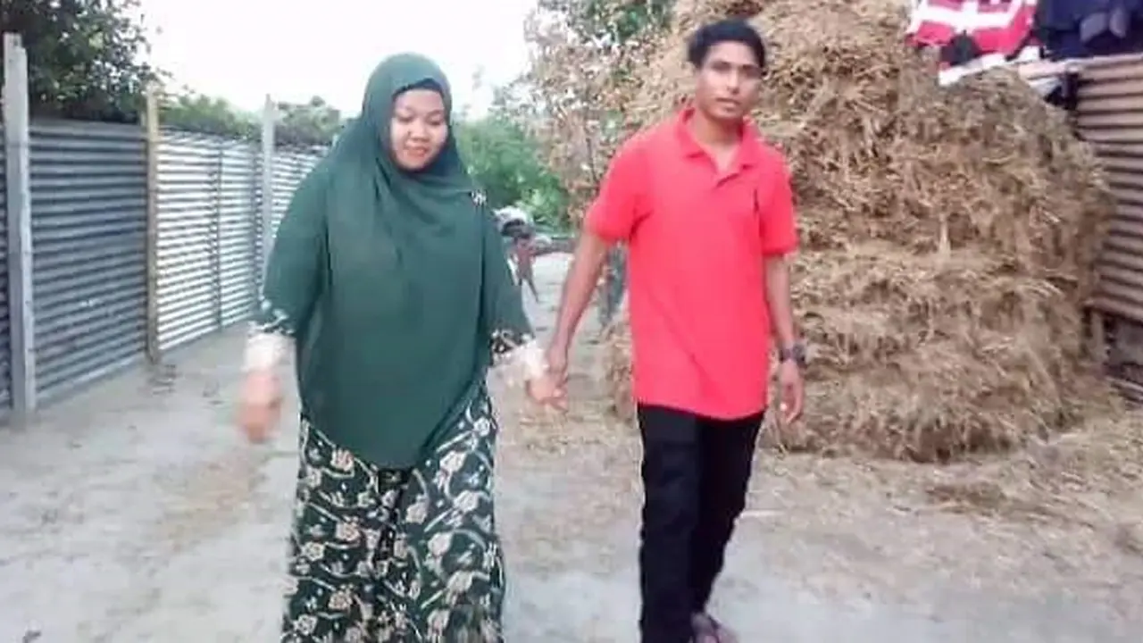 এবার ভালোবাসার টানে সিরাজগঞ্জে ইন্দোনেশিয়ার তরুণী