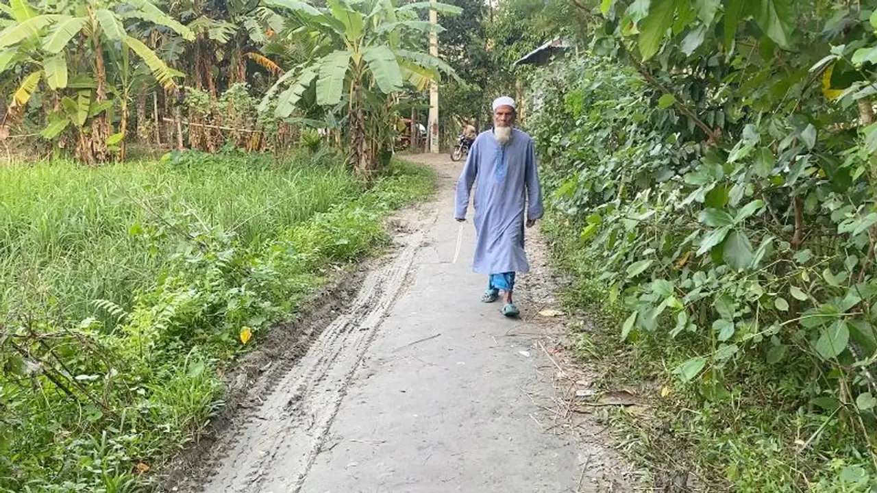 স্বাধীনতার ৫০ বছরেও পাকা হয়নি মুক্তিযোদ্ধা আবদুল মালেক সড়ক