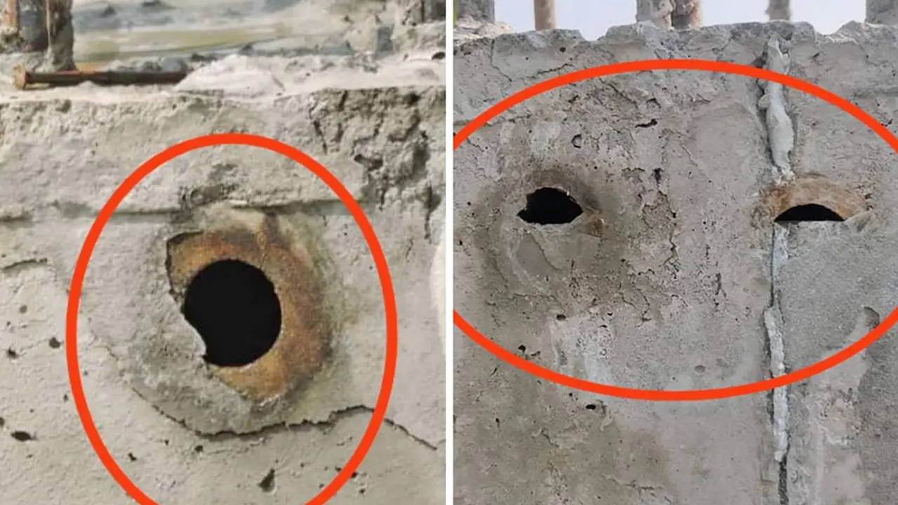 ২ কোটি টাকার সেতুতে বাঁশ