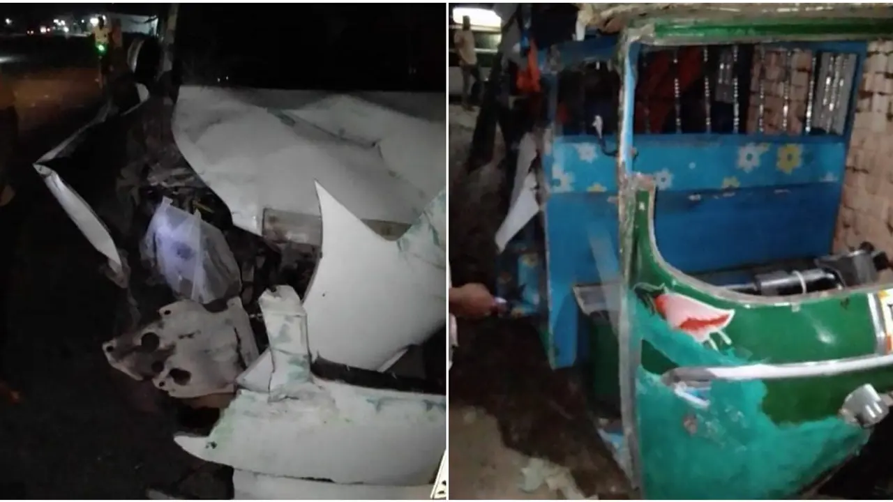 ধামরাইয়ে সিএনজি-প্রাইভেটকারের সংঘর্ষে একই পরিবারের নিহত ৩
