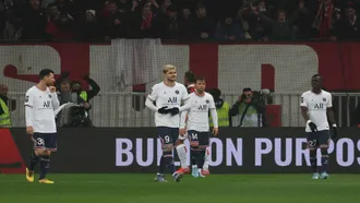 PSG lose at Nice without suspended Mbappe
