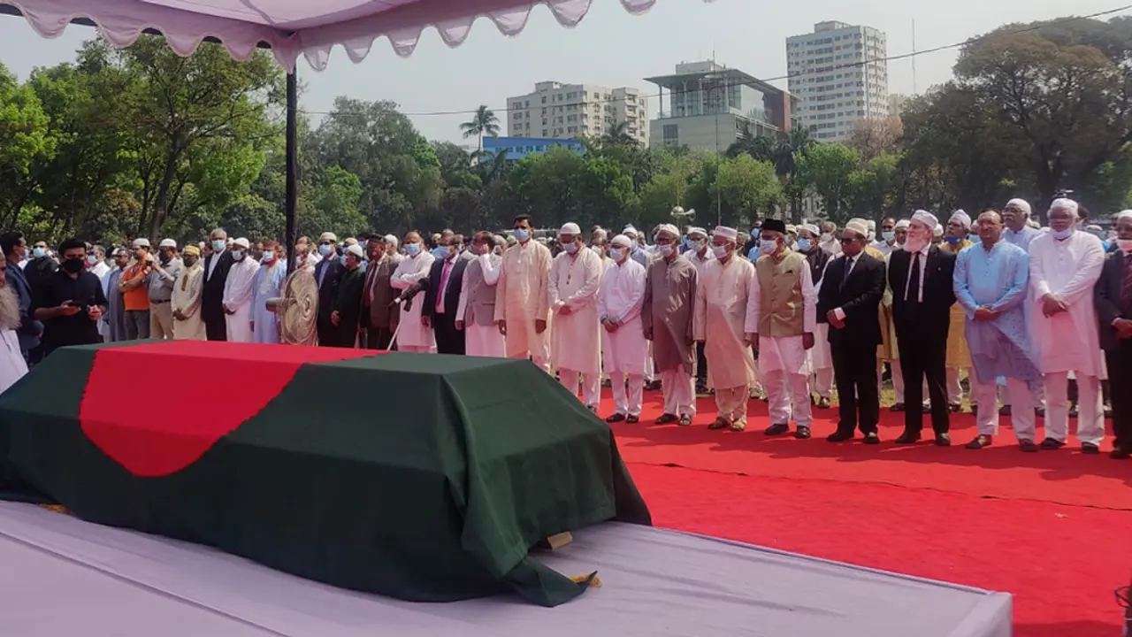 সাহাবুদ্দিন আহমদের দ্বিতীয় জানাজা অনুষ্ঠিত