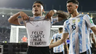 Martinez scores on daughter’s birthday as Argentina beat Colombia